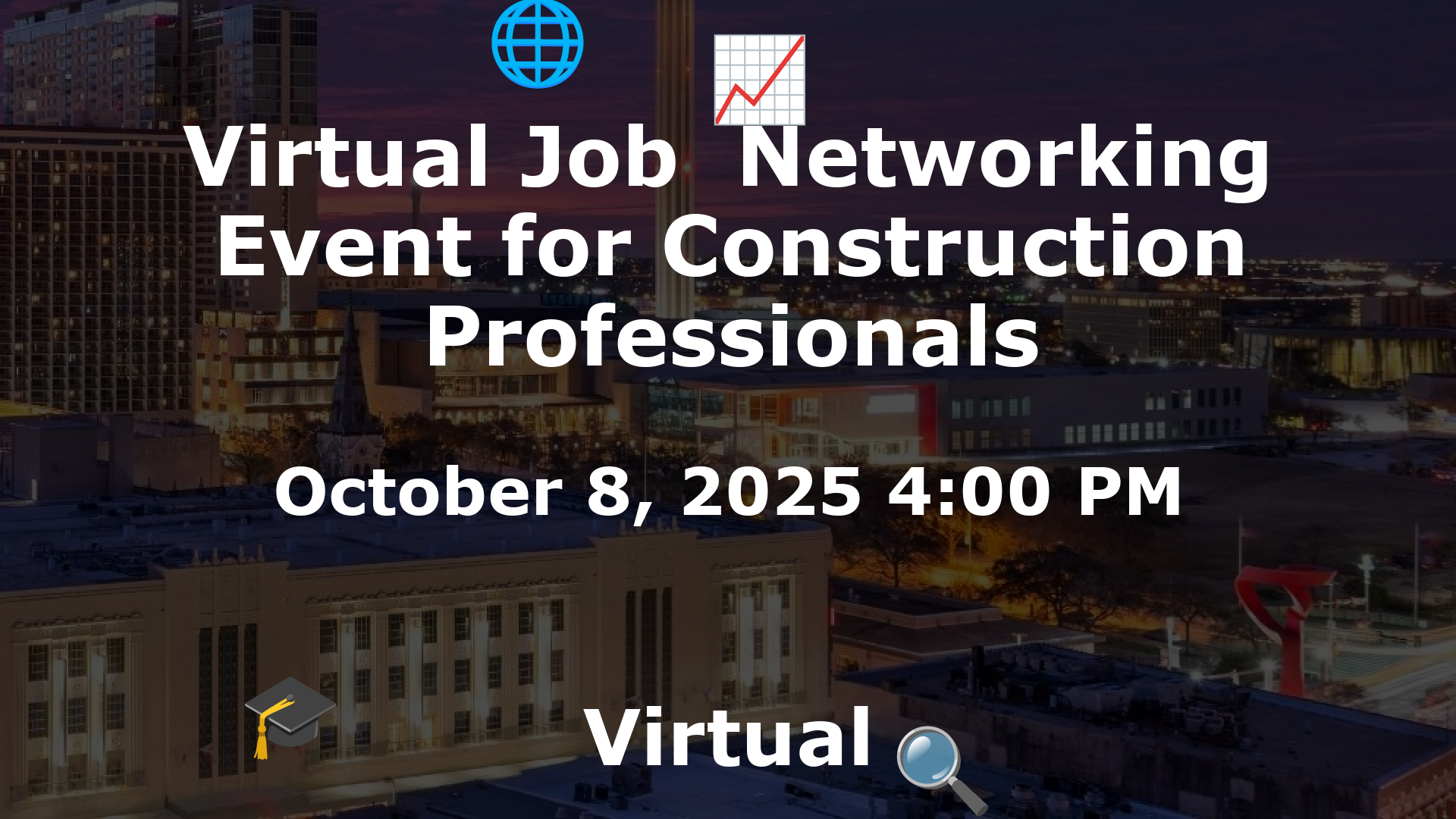 Virtual Job  Networking Event for Construction Professionals event image